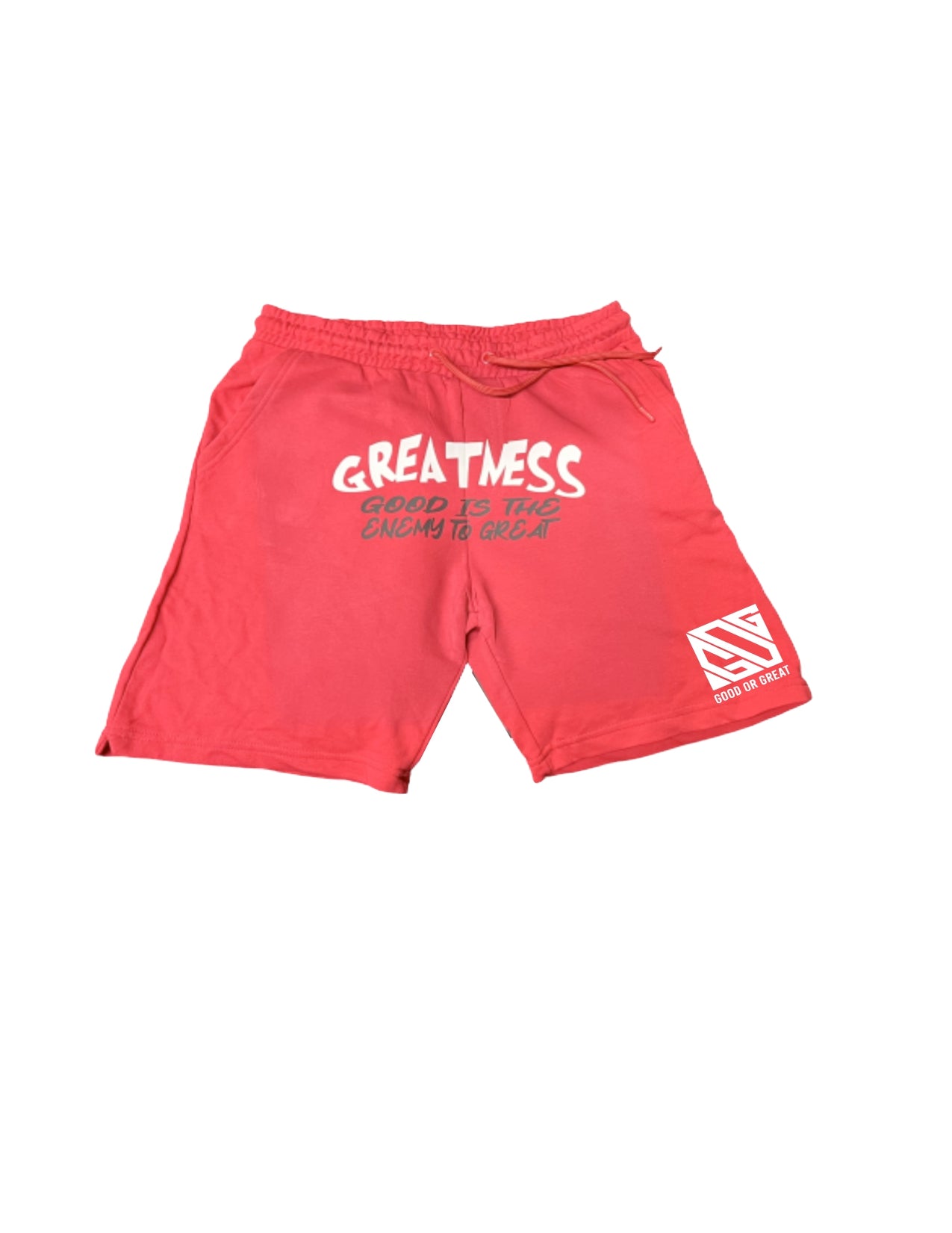 Greatness Jogger Shorts (Raging Red)